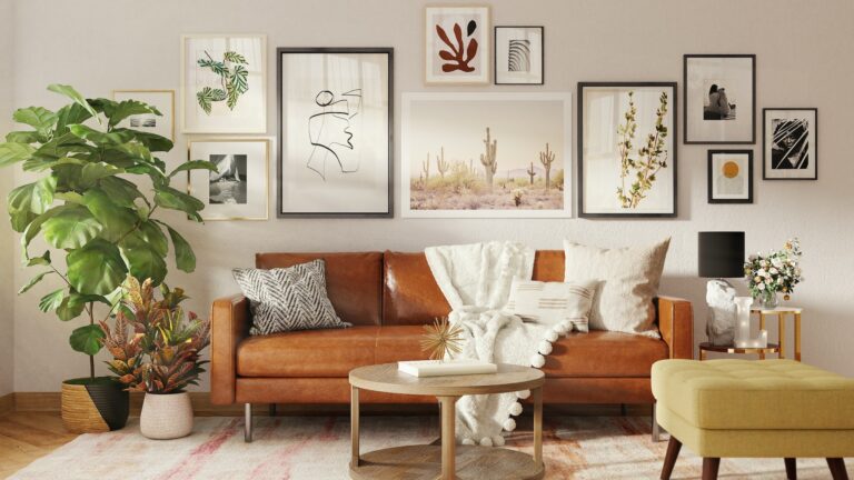 Gallery wall - ruang tamu